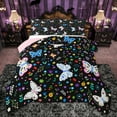 thumbnail image 1 of Manfei Cartoon bohemian Butterflies Full Size Comforter Sets,Cute Daisy Flower Bedding Comforter Set,Colorful Floral Bedding Sets For Girl,Luxury Bedroom Decor Reversible,3 Pieces, 1 of 8