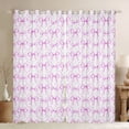 thumbnail image 1 of Manfei Cartoon Bow Tie Curtains Pack of 2 (42x84 Each),Girl Kawaii Bowknot Curtains Blackout,White Pink Bedroom Curtains For Teens,Luxury Bedroom Decor, 1 of 6