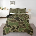 thumbnail image 1 of Manfei Cartoon Camo Bedding Comforter Set, Camouflage Twin Comforter Sets, Teens Kids Boys Girls Reversible Bedding Set, Breathable Home Decor, 2pcs, 1 of 8