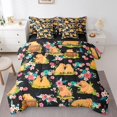 thumbnail image 1 of Manfei Cartoon Capybaras Bedding Twin Size,Colorful Flower Daisy Comforter Sets with Sheets,Zoo Animal Bedding Sets Twin Size,Lightweight Bedroom Decorative Reversible,7pcs, 1 of 7