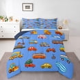 thumbnail image 1 of Manfei Cartoon Car Plane Boy Girl 3 Pieces Queen Comforter Set,Construction Vehicles Ultra Soft Bedding Sets,Transportation Theme Bedding Comforter Set Breathable,Ultra Soft Home Decor,Reversible, 1 of 8
