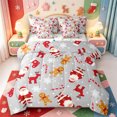 thumbnail image 1 of Manfei Cartoon Christmas Ball 7-Piece Twin Bedding,Xmas Holiday Season Bedding Comforter Set,Xmas Reversible, 1 of 7