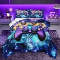 thumbnail image 1 of Manfei Cartoon Console Bedding Comforter Set,Modern Video Game Twin Comforter Sets,Countryside Floral Sunflower Bedding Set For Boys Teens,Super Cozy Room Decor Reversible,2 Pieces, 1 of 8