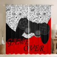 thumbnail image 1 of Manfei Cartoon Console Curtains Pack of 2 (42x84 Each),Modern Video Game Curtains Blackout,Red White Black Bedroom Curtains For Boys Teens,Super Cozy Room Decor, 1 of 6