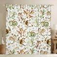 thumbnail image 1 of Manfei Cartoon Dinosaur Animal Blackout Curtains Set of 2 (52x84 Each), Stars Rainbow Window Curtains, Teens Boys Girls Kids Curtains and Drapes, Black Out Curtains Home Decor, 1 of 6