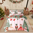 thumbnail image 1 of Manfei Cartoon Elf Princess Bedding Comforter Set 7-Piece, Fairy Tale Nutcracker King Bedding Sets, Christmas Tree Gift Reversible Bed Sheets, Luxury Bedroom Decor, 1 of 7