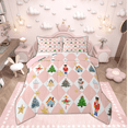 thumbnail image 1 of Manfei Cartoon Elf Princess Bedding Comforter Set, Fairy Tale Nutcracker Twin Comforter Sets, Christmas Tree Gift Reversible Bedding Set, Ultra Soft Home Decor, 2pcs, 1 of 8