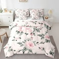 thumbnail image 1 of Manfei Cartoon Floral 7-Piece Twin Bedding Sets,Pink Kawaii Flower Bedding Comforter Set,Natural Plant Sheet Sets For Children,Super Cozy Room Decor, 1 of 8