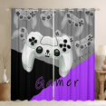 thumbnail image 1 of Manfei Cartoon Game Console Black Out Curtains for Kids, Modern Video Gaming Lover Curtains Pack of 2 (42x63 Each), Gamepad Gamer Bedroom Curtains, Curtains Blackout Room Decor, 1 of 6
