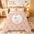 thumbnail image 1 of Manfei Cartoon Goose Animal Full Size Comforter Sets,Rustic Floral Botanical Bedding Comforter Set,Light Gray Reversible,3pcs,1 Comforter and 2 Pillowcases, 1 of 7