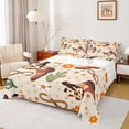 thumbnail image 1 of Manfei Cartoon Groovy Daisy Bed Sheets, Rustic Cowgirl Cowboy King Sheets, Bohemian Western Theme Sheet Set, Breathable Home Decor, 4pcs, 1 of 6