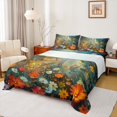 thumbnail image 1 of Manfei Cartoon Halloween Ghost Queen Sheet Set,Watercolor Floral,Country Floral,4-Piece Microfiber, 1 of 7