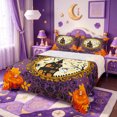 thumbnail image 1 of Manfei Cartoon Halloween King Sheets,Hello Fall Foliage Print Bedding,4pcs,1 Flat Sheet,1 Fitted Sheet and 2 Pillowcases, 1 of 6
