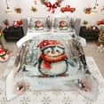 thumbnail image 1 of Manfei Cartoon Penguin 2pcs Bedding Comforter Set for Kids Teens,Winter Snowflake Twin Comforter Sets,Merry Christmas Breathable Bedding Set,Breathable Home Decor,Reversible, 1 of 8