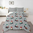 thumbnail image 1 of Manfei Cartoon Penguin Full Size Comforter Sets,Christmas Snowmobile Bedding Comforter Set,Happy New Year Bedding Sets For Child,Super Cozy Room Decor Reversible,3 Pieces, 1 of 8