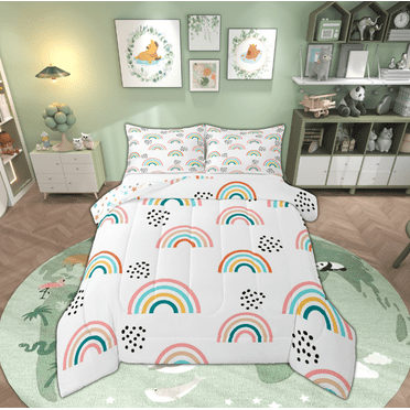 Manfei Girls Princess Carriage Toddler Bedding Set For Kids Women...