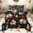 thumbnail image 1 of Manfei Cartoon Santa Claus Bedding Comforter Set,Merry Christmas Twin Comforter Sets,Red White Black Bedding Set For Girl,Breathable Home Decor Reversible,2-Piece, 1 of 9