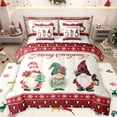 thumbnail image 1 of Manfei Cartoon Xmas Gnome 7-Piece Bedding Comforter Set,Merry Christmas King Bedding Sets,Wild Deer Skull Bed Sheets For Girl Boys,Ultra Soft Home Decor Reversible, 1 of 8