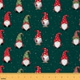 thumbnail image 1 of Manfei Cartoon Xmas Gnome Fabric by the Yard 2 Yards for Kids Children, Pink Merry Christmas Room Decor Fabric by the Yard, Happy New Year Snowflake Fabric for Sewing, Black Red White, 1 of 6