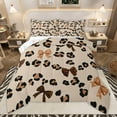 thumbnail image 1 of Manfei Cheetah Print 2pcs Bedding Comforter Set for Boys Girls,Abstract Animal Print Twin Comforter Sets,Brown Bow Tie Breathable Bedding Set,Lightweight Room Decor,Reversible, 1 of 8