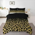 thumbnail image 1 of Manfei Cheetah Print 3pcs King Size Comforter Sets,Bling Glitter Bedding Comforter Set,Abstract Ombre Super Cozy Bedding Set,Microfiber Teenager Bedroom Decor,Reversible, 1 of 8