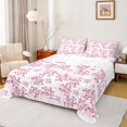 thumbnail image 1 of Manfei Cherry Blossom 4-Piece Full Size Sheets,Chic Flower Bed Sheets,Japanese Style Lightweight Sheet Sets,Super Cozy Girls Bedroom Decor, 1 of 7