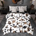 thumbnail image 1 of Homewish Chic Cheetah Print Bedding Comforter Set 7pcs, Fashion Abstract Polkadot King Bedding Sets, Teens Adult Men Women Reversible Bed Sheets, Super Cozy Room Decor, 1 of 7