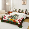 thumbnail image 1 of Manfei Chic Christmas Tree Full Size Sheets,Red Xmas Stocking Bed Sheets,Old Barn Door Sheet Sets For Teens,Breathable Home Decor,4-Piece, 1 of 7