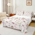thumbnail image 1 of Manfei Chic Elf Twin Sheet Set (3-Piece) Rustic Flower Fairy Tale Microfiber Decor For Girls Teens, 1 of 7