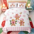 thumbnail image 1 of Manfei Christmas Farmhouse Nutcracker Quilt King,Colorful Winter Snow Theme King Coverlet Set,3pcs,1 Bedspread and 2 Pillowcases, 1 of 7