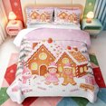 thumbnail image 1 of Manfei Christmas Happy Holiday Quilt Full,Cute Winter Snow Theme Full Bedspread Sets,3 Pieces,1 Coverlet and 2 Pillowcases, 1 of 7