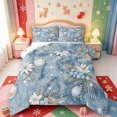 thumbnail image 1 of Manfei Christmas Modern Elf Full Size Comforter Sets,Snowy Highland Cattle Bedding Comforter Set,Xmas Reversible,3 Pieces,1 Comforter and 2 Pillowcases, 1 of 7