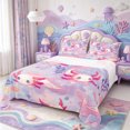 thumbnail image 1 of Manfei Colorful Axolotl King Sheets,Ocean Themed Salamander Bedding,4 Pieces,1 Flat Sheet,1 Fitted Sheet and 2 Pillowcases, 1 of 6