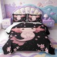 thumbnail image 1 of Manfei Colorful Axolotl Twin Quilt Set,Cute Animal Twin Coverlet Set,2-Piece,1 Bedspread and 1 Pillowcase, 1 of 7