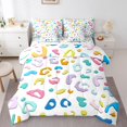 thumbnail image 1 of Manfei Colorful Leopard Print Twin Bedding Sets 7-Piece,Jungle Animal Bedding Comforter Set,Cheetah Pattern Sheet Sets For Girls,Ultra Soft Home Decor,Reversible, 1 of 8