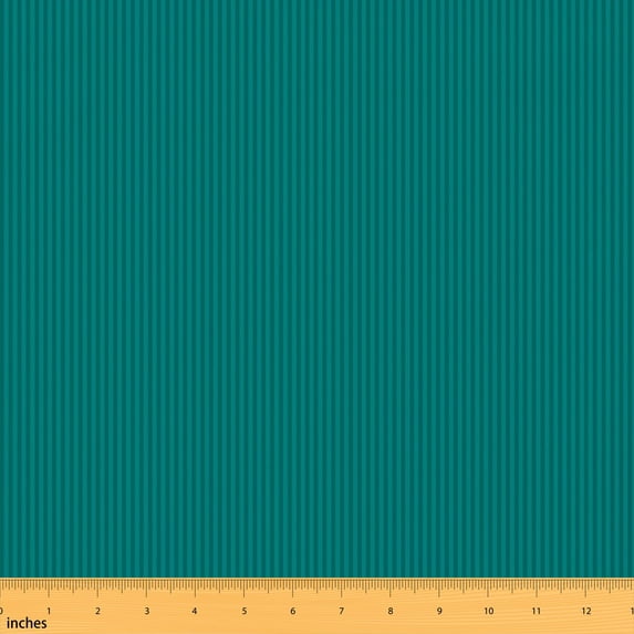 Manfei Contemporary Lines Fabric by the Yard 10 Yards, Minimalism Stripes Home Decor Fabric by the Yard, Teal Stripe
