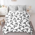 thumbnail image 1 of Manfei Cool Motorcycle 7-Piece Twin Bedding,Speed Games Bedding Comforter Set,White,Reversible, 1 of 7