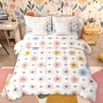 thumbnail image 1 of Manfei Country Floral 7-Piece Bedding Comforter Set,Rustic Botanical King Bedding SetsColorful Daisy Flower Bed Sheets For Kids,Breathable Home Decor Reversible, 1 of 8