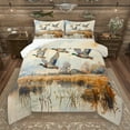 thumbnail image 1 of Manfei Country Mallard Duck Full Size Comforter Sets,Western Rustic Farm Bedding Comforter Set,Wild Country Animal Bedding Sets For Child,Ultra Soft Home Decor Reversible,3pcs, 1 of 9