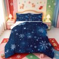 thumbnail image 1 of Manfei Country Xmas Pink Christmas Full Size Comforter Sets,Winter Holiday Bedding Comforter Set,Xmas Reversible,3pcs,1 Comforter and 2 Pillowcases, 1 of 7