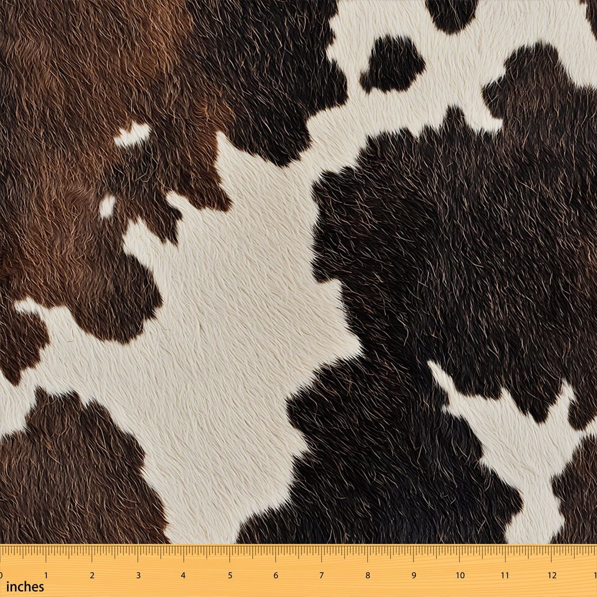 Manfei Cow Print Fabric by the Yard 2 Yards, Animal Spot Sewing Fabric ...