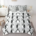 thumbnail image 1 of Manfei Cute Animal Penguin 7 Pieces Bedding Comforter Set for Boys Girls,Cartoon Wildlife Full Bedding Set Lightweight,Happy Xmas Christmas Fitted Sheet Flat Sheet,Lightweight Room Decor, 1 of 8