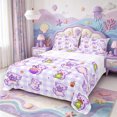 thumbnail image 1 of Manfei Cute Axolotl Print Bed Sheets,Ocean Themed Amphibian Full Size Sheets,4 Pieces,1 Flat Sheet,1 Fitted Sheet and 2 Pillowcases, 1 of 6
