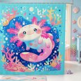 thumbnail image 1 of Manfei Cute Axolotl Shower Curtain 72Wx78L,Cartoon Animals Print Bath Curtain, 1 of 5