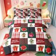 thumbnail image 1 of Manfei Cute Ball 7-Piece King Bedding,Christmas Winter Festive King Bed in a Bag,Xmas Reversible, 1 of 7