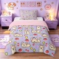 thumbnail image 1 of Manfei Cute Chihuahua Dog Twin Comforter Sets, Pet Lover Bedding Set, Light Lavender, Pink Reversible, 2pcs, 1 Comforter and 1 Pillowcase, 1 of 7