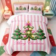 thumbnail image 1 of Manfei Cute Christmas Snowman Bed Spread Queen,Happy Xmas Queen Coverlet Set,3pcs,1 Quilt and 2 Pillowcases, 1 of 7
