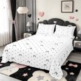 thumbnail image 1 of Manfei Cute Coquette Bowknot Queen Sheets,Black Coquette Bowtie Queen Sheet Sets,4-Piece,1 Flat Sheet,1 Fitted Sheet and 2 Pillowcases, 1 of 6