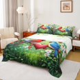 thumbnail image 1 of Manfei Cute Country Daisy Bed Sheets,Western Rustic Cardinals King Sheets,Red Blue Green Sheet Set For Men Women,Luxury Bedroom Decor,4pcs, 1 of 7