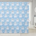 thumbnail image 1 of Manfei Cute Ghost Shower Curtain 72Wx84L,Happy Halloween Bathroom Shower Curtain, 1 of 5